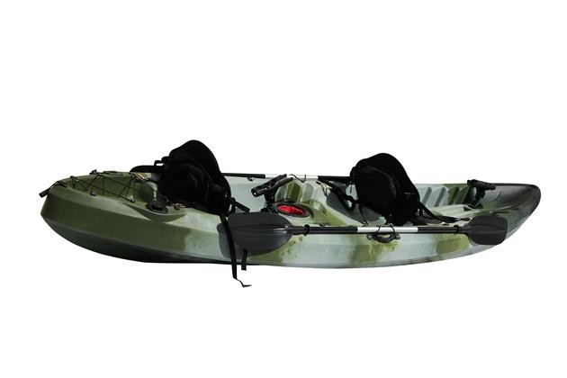 seater double ocean sea fishing kayak canoe free paddles seats 