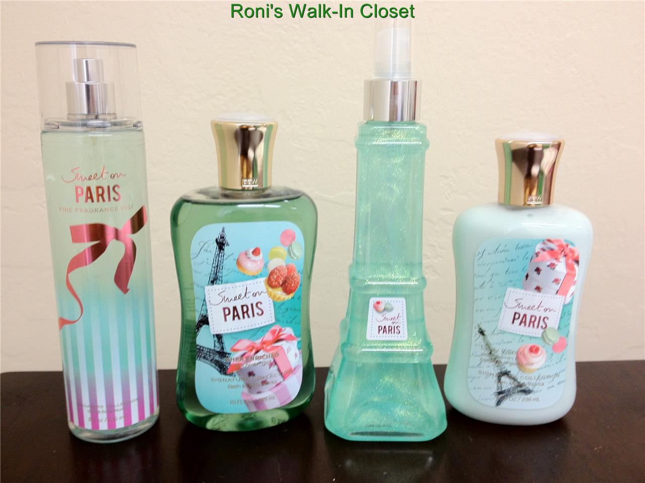 NWT Bath & Body Works Sweet on Paris Body Lotion, Fine Mist, etc. *YOU