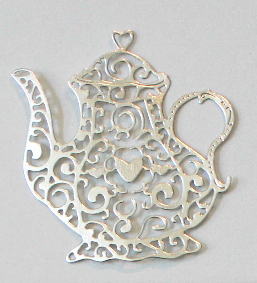 4 Tattered Lace Filigree Tea Pot Cardstock Die Cuts eBay