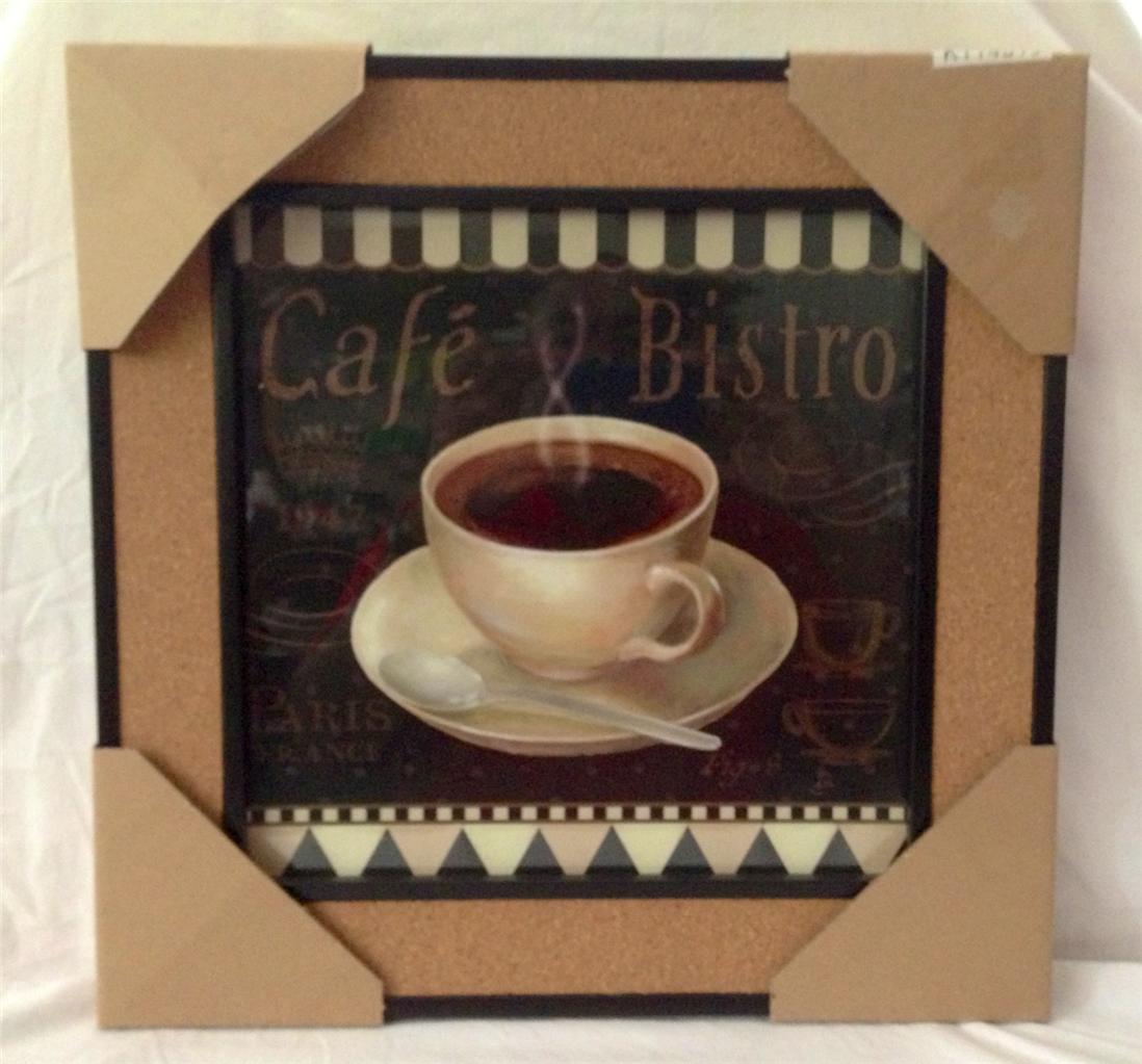 BISTRO CAFE COFFEE HOUSE LATTE MOCHA HOME KITCHEN INTERIOR PLAQUE