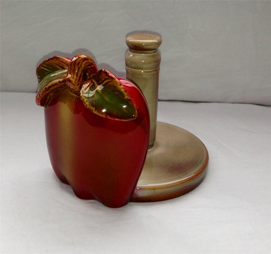 Apple Paper Towel Holder Home Kitchen Interior Accent Decor New eBay