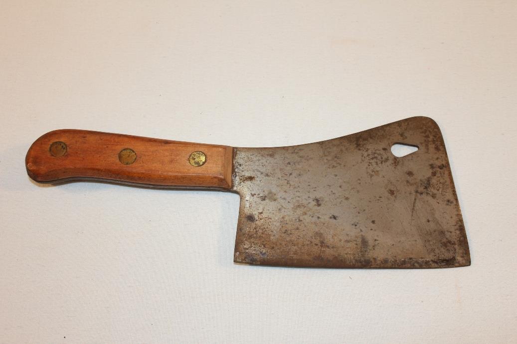 VINTAGE BRIDDELL 6& Butchers Meat Cleaver No. 860 Made in USABL 68.19
