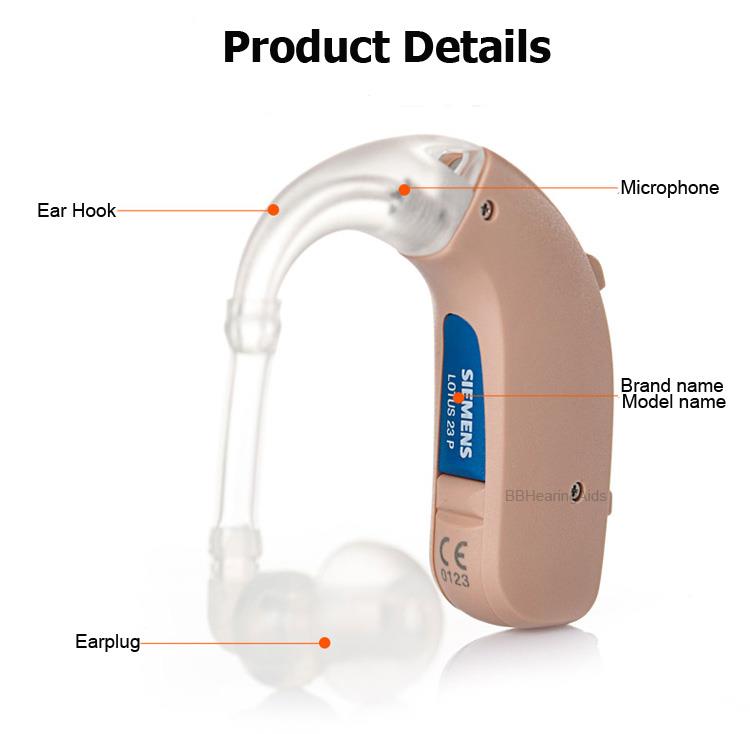Siemens 23P Digital BTE Behind The Ear Hearing Aid HighPower Premium NEW
