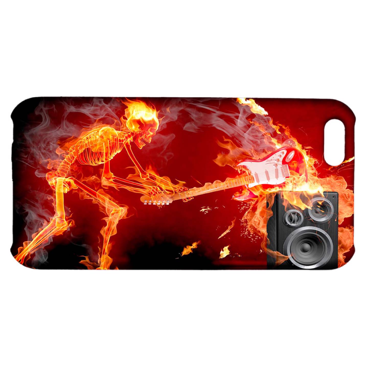 flaming skeleton pop