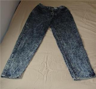 Levi 501 acid wash jeans