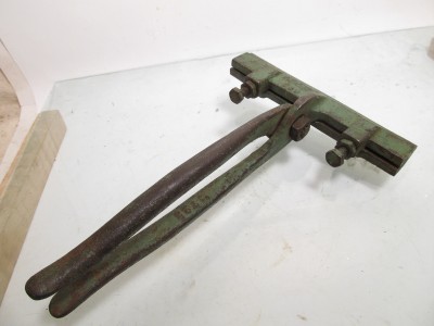 metal sheet hand pexto antique brake tool coppersmith blacksmith ps rare