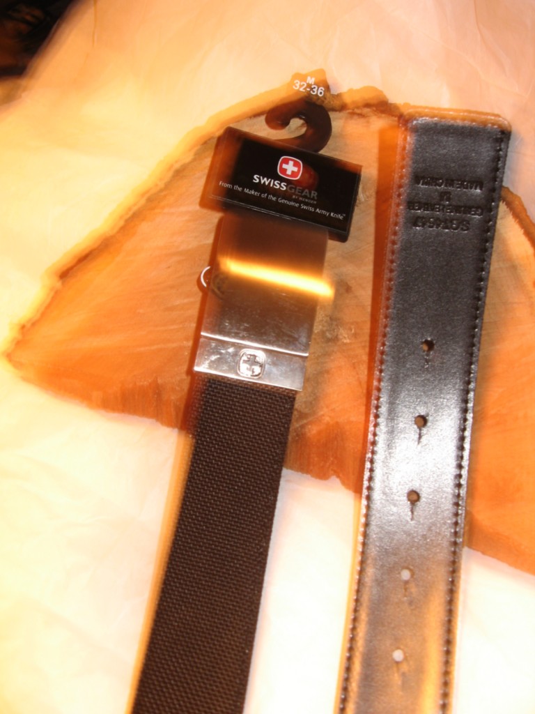 Wenger,Swiss Army Black Reversible Leather Belt SGT4647 eBay