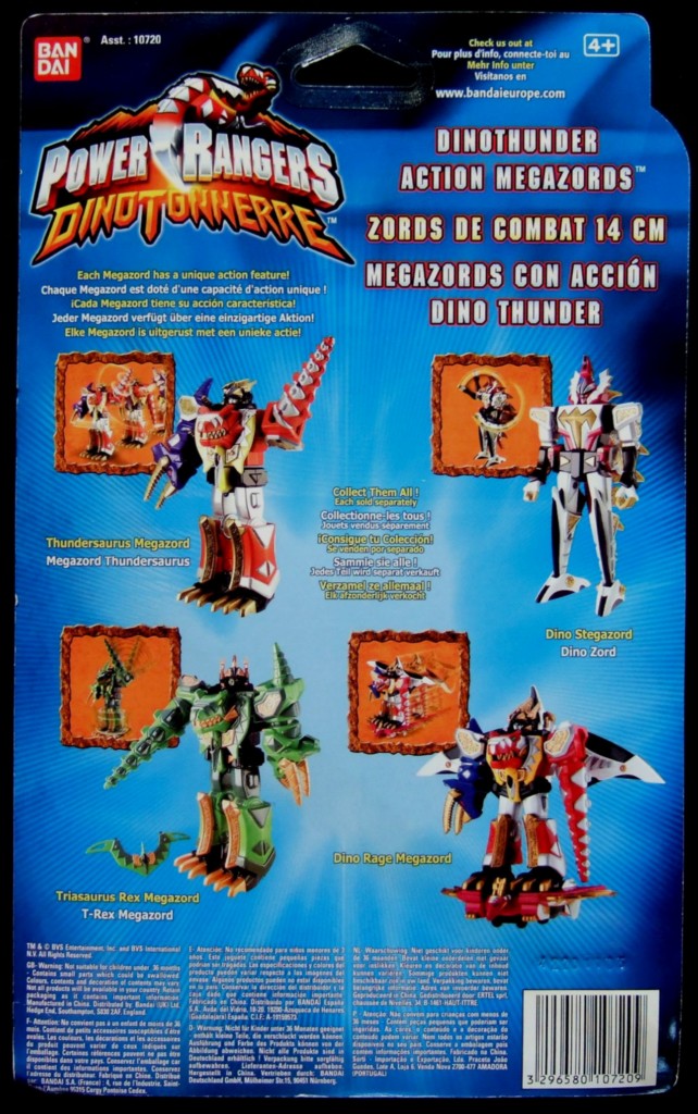 dino thunder t rex zord