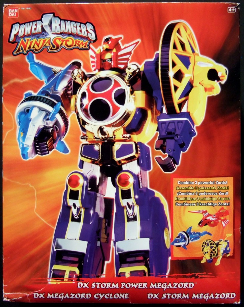 megazord power rangers bandai