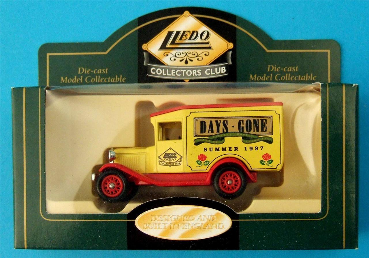 Lledo Collectors Club Special Edition Diecast car, van, bus, truck Days