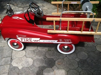 burns novelty and toy fire truck