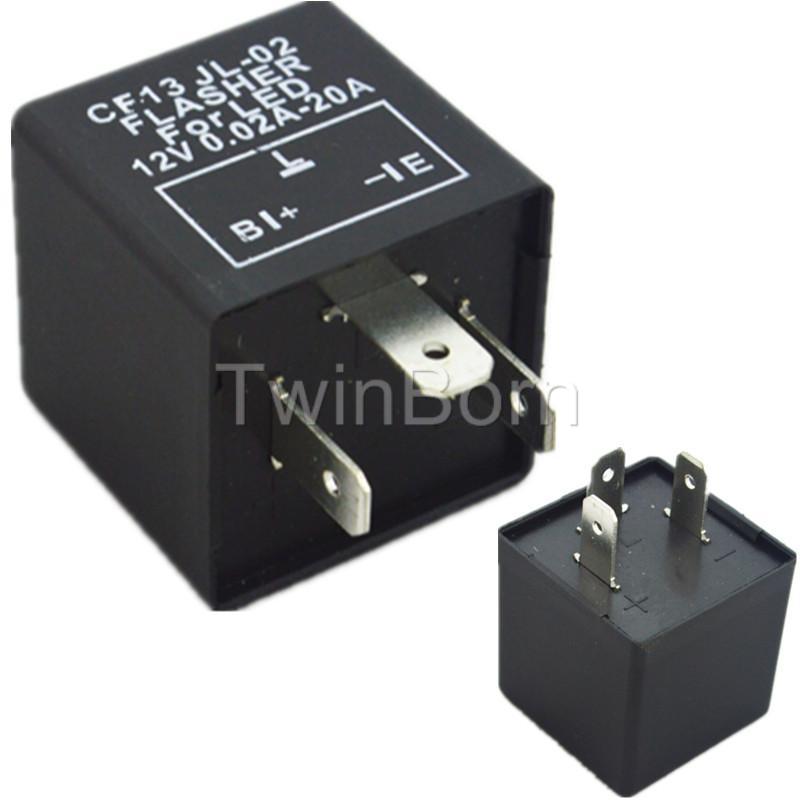 3 Pin Car Electronic 12v Flasher Relay to Fix Hyper LED ...