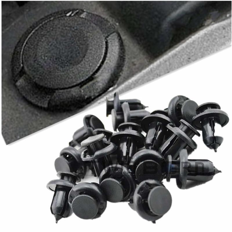 20Pcs Auto Plastic Bumper Fastener Retainer Fender Clips For Honda