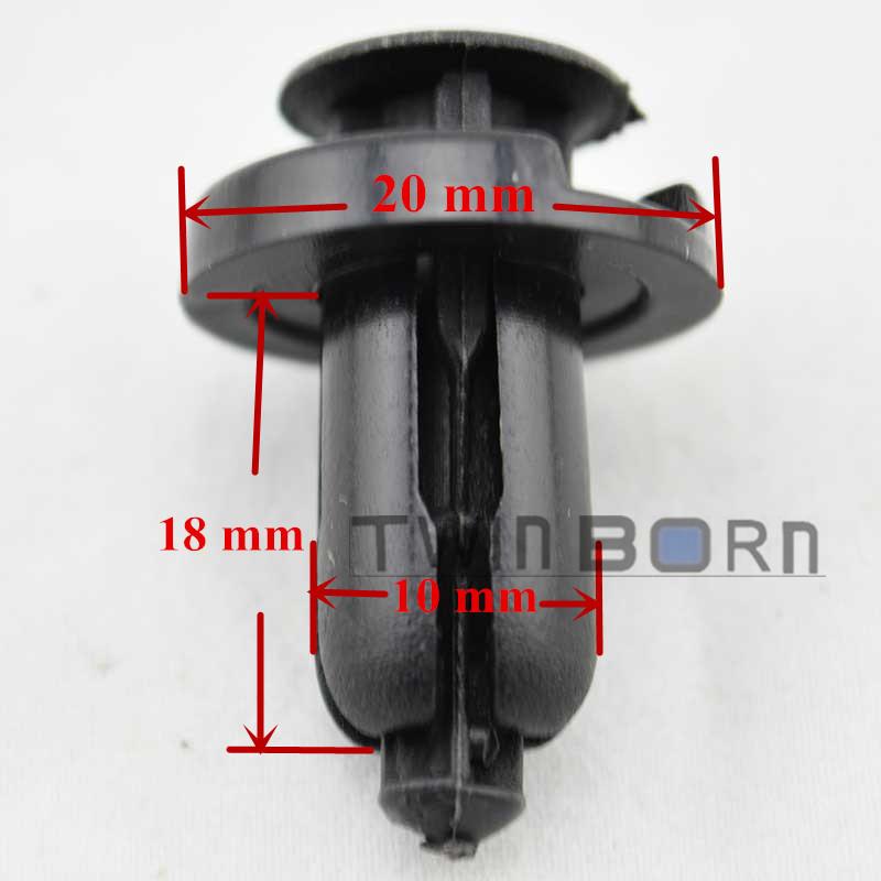 20x Pl 225 Stico Remache Sujetador Retenedor Parachoques