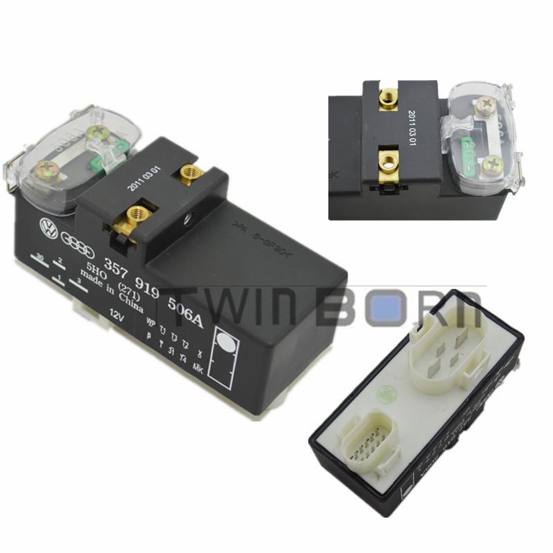 For VW Cabrio Golf Jetta Passat Engine Cooling Fan Control Switch Relay