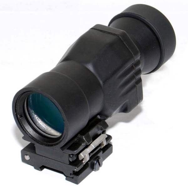 4X Magnifier Scope w/ FliptoSide Mount Airsoft eBay