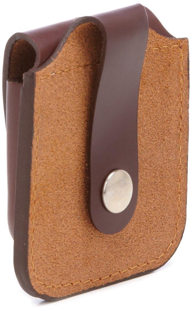 Charles Hubert 35725 Brown Leather Pocket Watch Holder Large 56mm