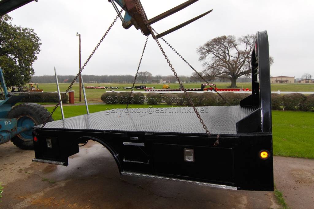 New C & M Skirted Truck Bed with Hydraulic Bale Spears and 4 Locking