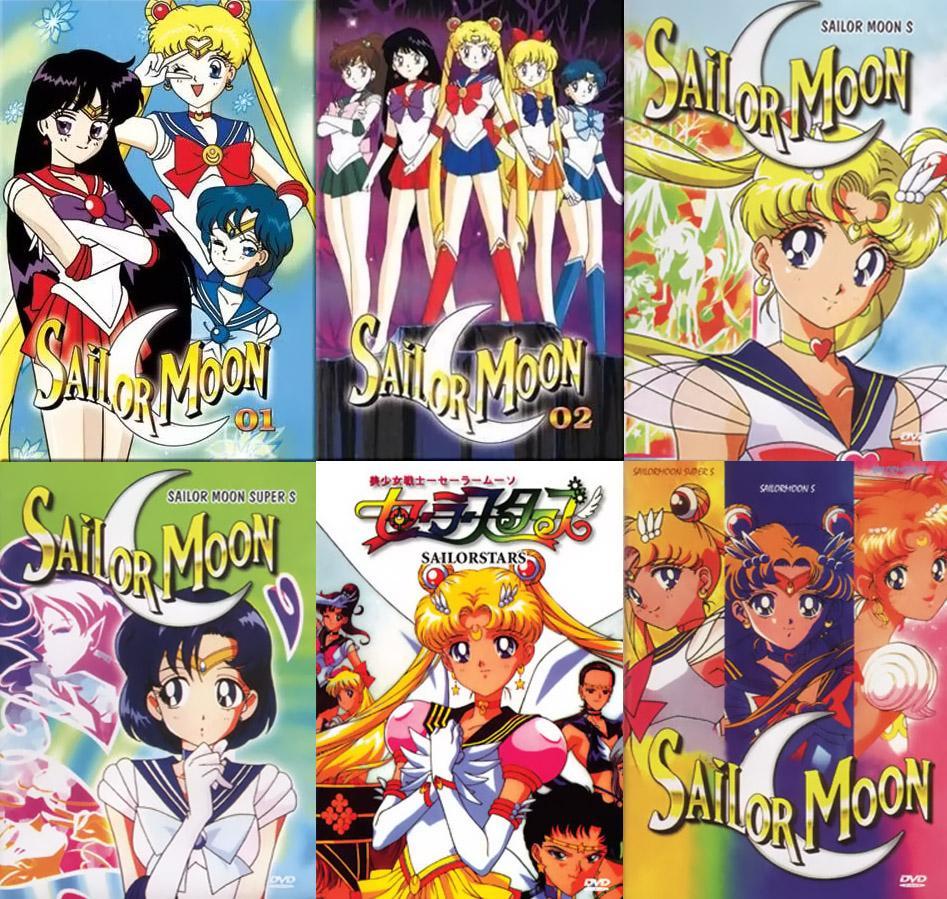Sailor Moon Complete TV SEASON 1-5 + 3 MOVIES DVD BOXSET NEW (ENGLISH DUBBED) | eBay