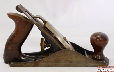  Stanley Bailey No. 4 Woodworking Plane Rosewood Tote & Knob Corrugated