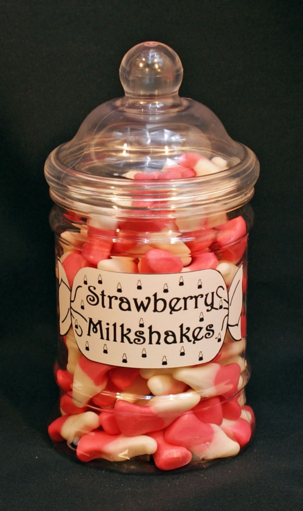 PLASTIC VICTORIAN STYLE 380ml SWEET JAR FILLED WITH YOUR CHOICE OF SWEETS CANDY - Picture 20 of 22
