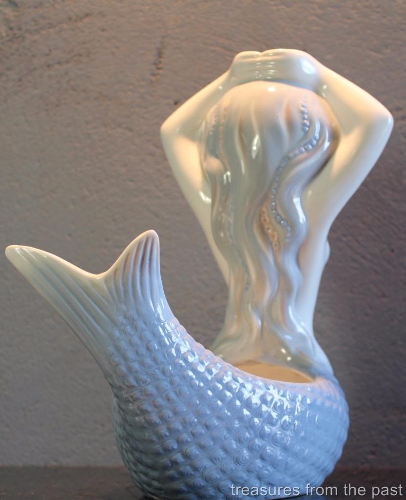 lladro mermaid with shell