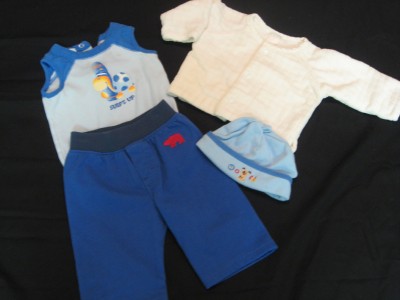 Newborn  Baby Clothes on Used Baby Boy Clothes Lot Newborn 0 3 Months Spring Summer Clothes Lot
