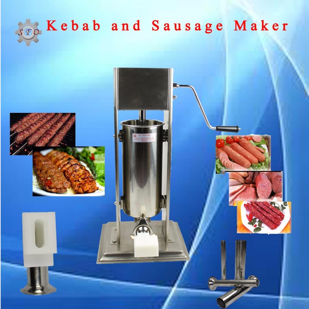 Stainless Steel TV 5L Koobideh Adana Kebab Maker Sausage Salami Filler