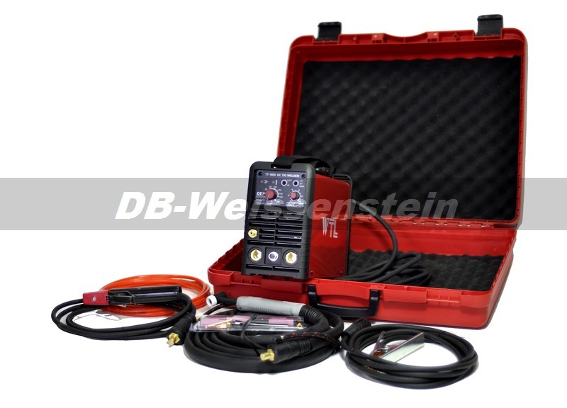 Schweißgerät Inverter WTL 180 A DC WIG, TIG HF /MMA + Plastik koffer