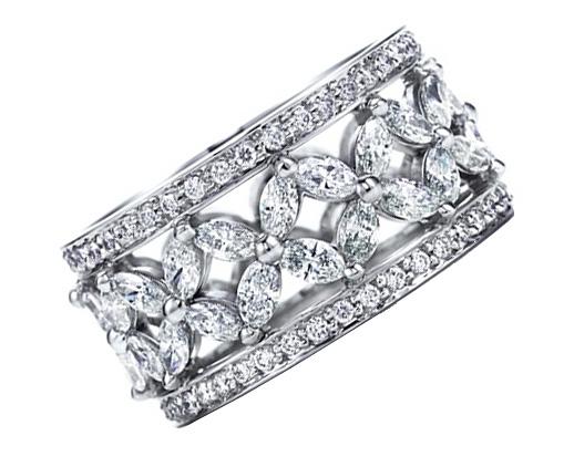 about Tiffany  Co. Victoria Platinum Diamond Wedding Band Ring ... about Tiffany  Co. Victoria Platinum Diamond Wedding Band Ring ...