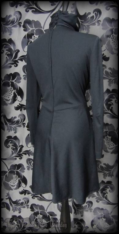 high neck gothic dress