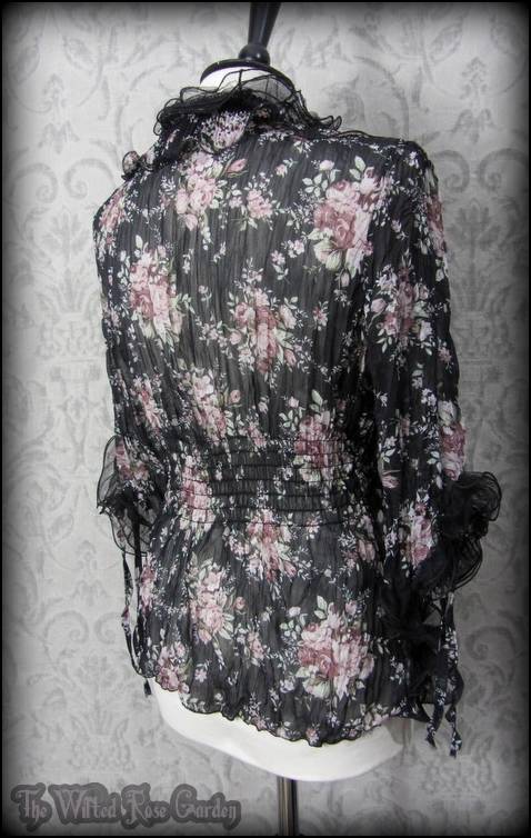 black frilly tops