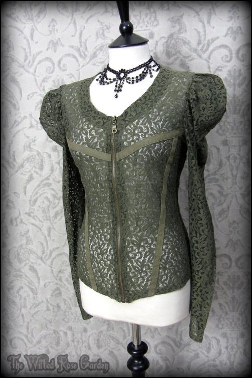 instant shape victorian olive green corset