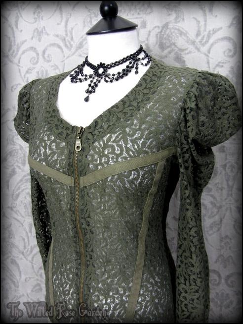 instant shape victorian olive green corset