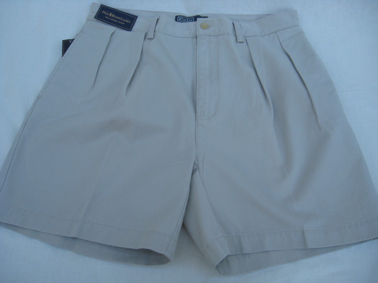 polo ralph lauren pleated shorts