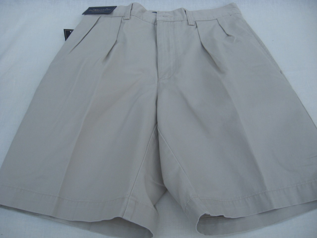 polo mens pleated shorts