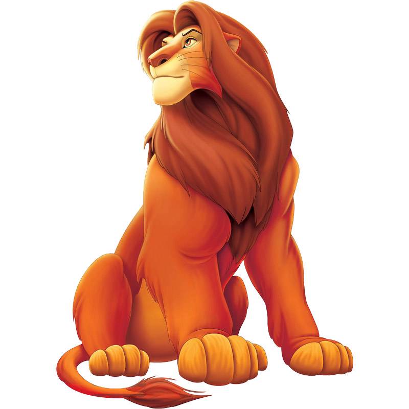 LION KING SIMBA Decal Decor WALL STICKER Art Disney Removable Vinyl