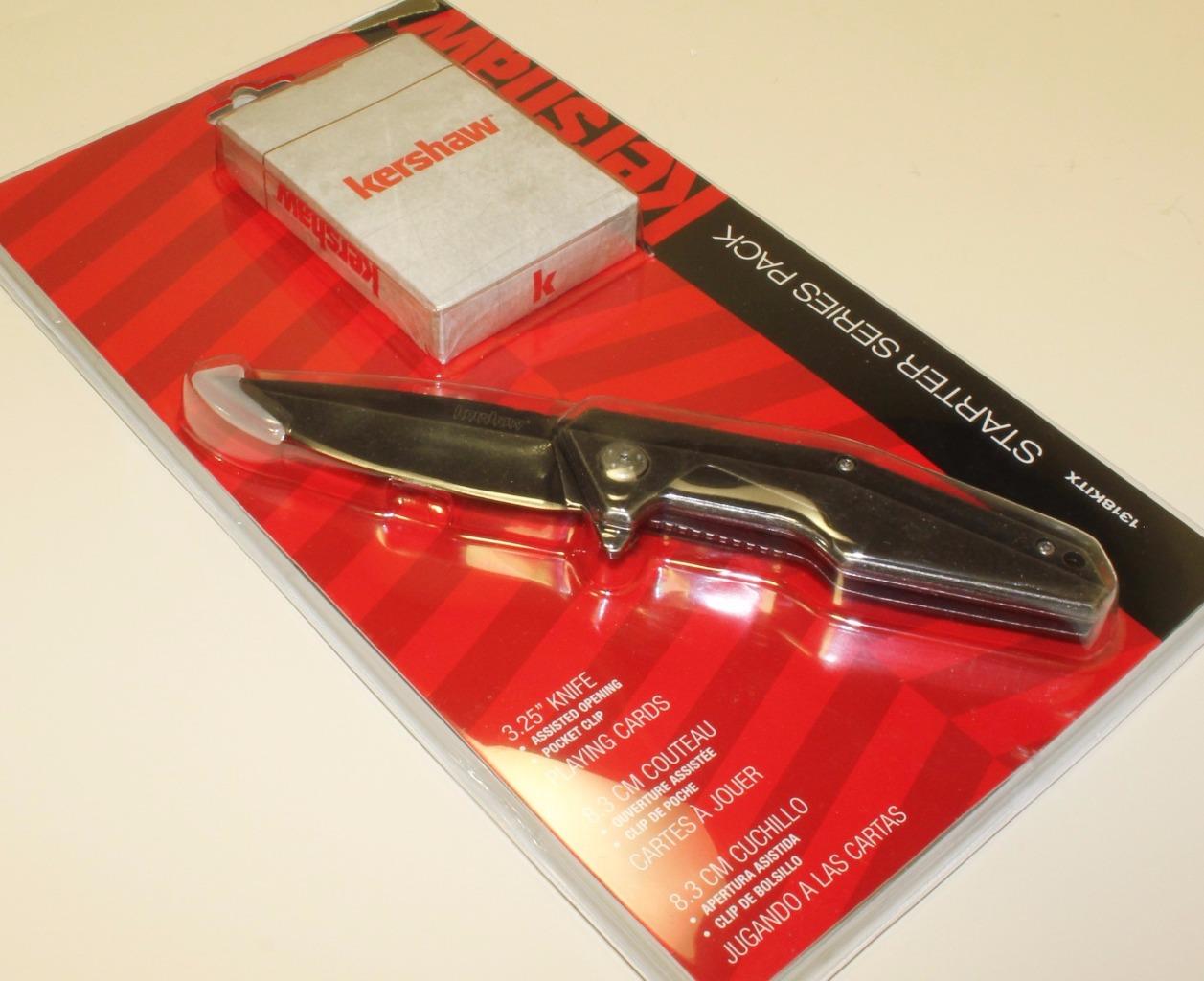 Kershaw Poker Playing Cards Starter Series Tactical Spring Assisted