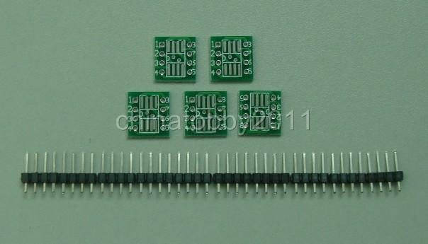 5pcs SO8 SOIC8 SOP8 to DIP8 Adapter SOP