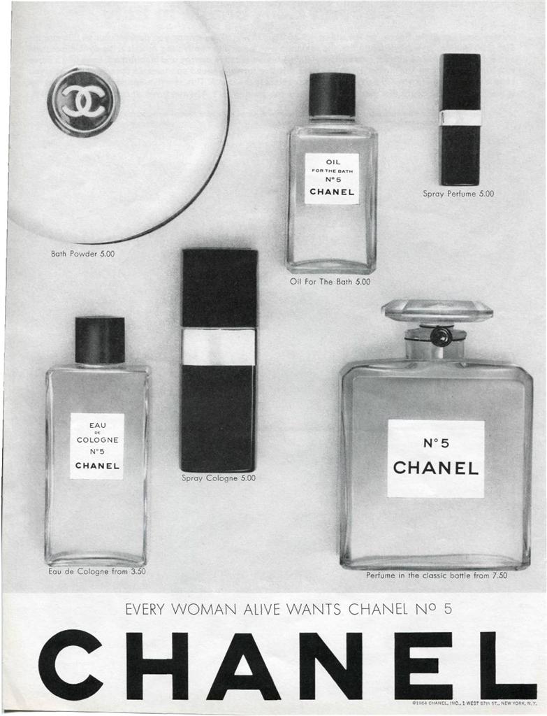 1966 chanel no.5 perfume spray photo vintage  ad