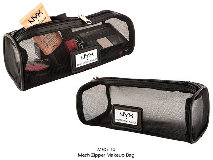 1 NYX Makeup Bag - Mesh Zipper Bag &quot; MBG 10 &quot; *Joy&#39;s Cosmetics* | eBay