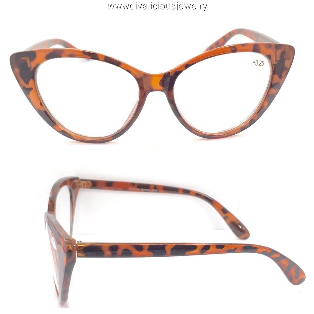 Big Cat Eye Diva Readers Reading Glasses 5 Colors Ebay 