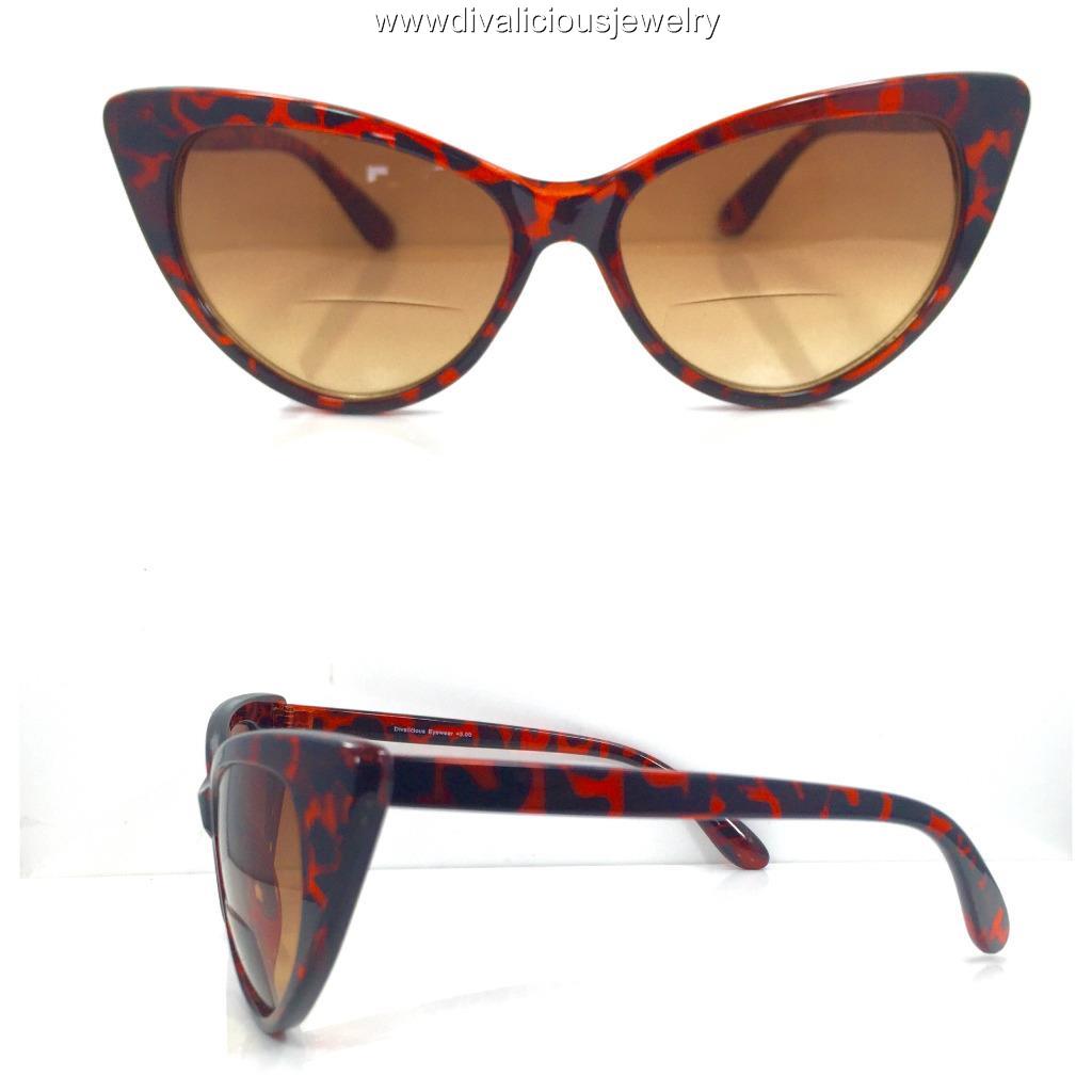 Divalicious Eyewear Large Cat Eye Cateye Sunglasses Shades 5 Colors