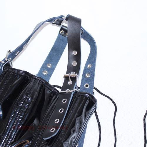 Patent leather bondage corset Chubbys thin crust pizza apopka