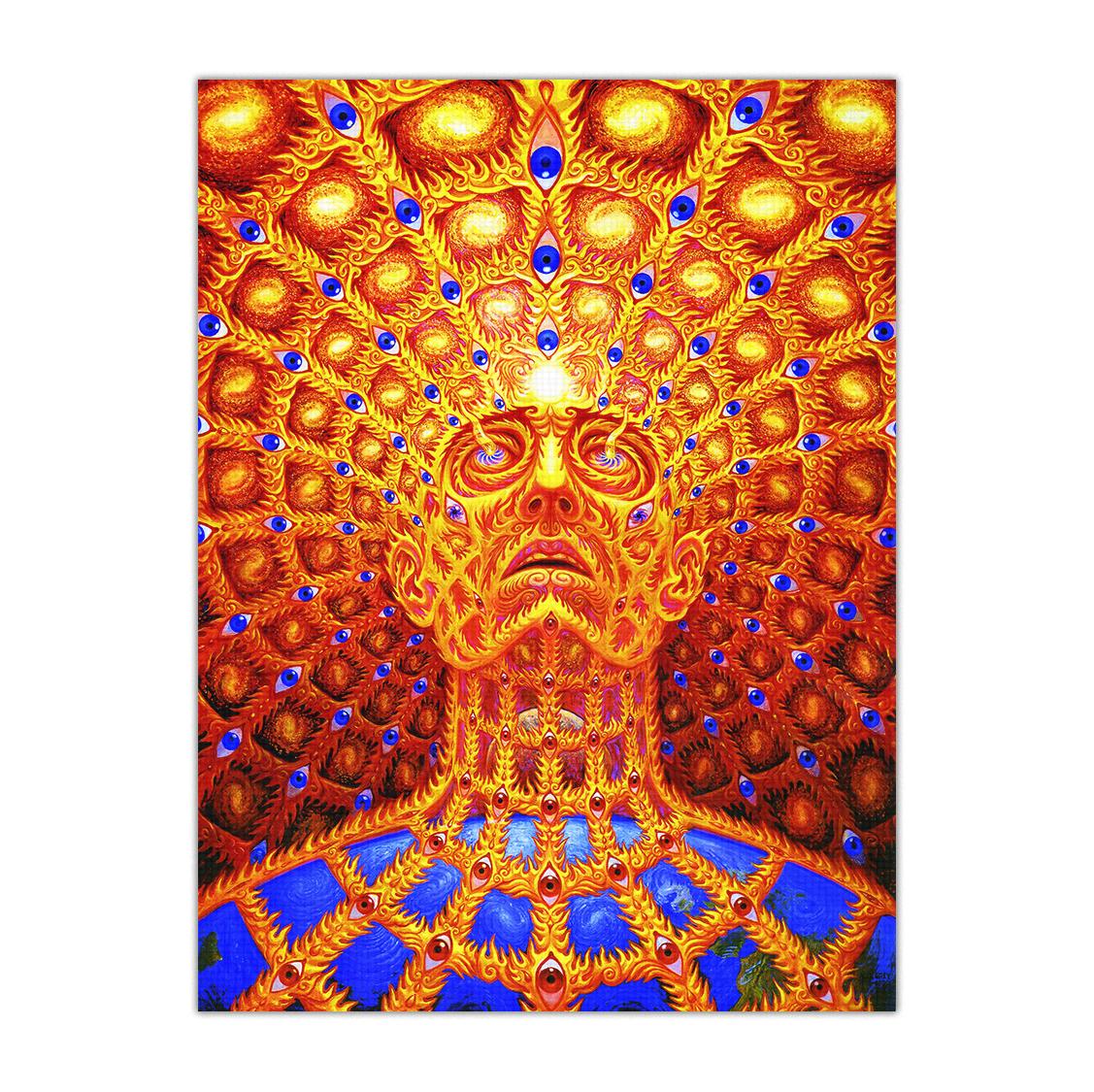 Alex Grey Oversoul Premium Canvas Large Framed Art Print Z001 eBay