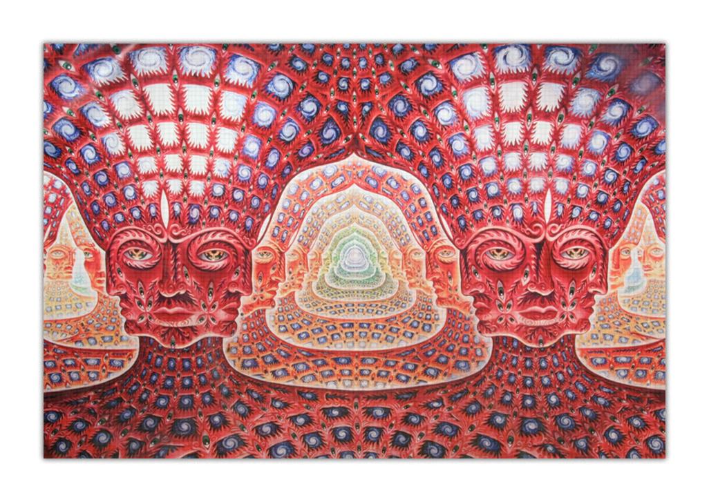Tool Band Alex Grey trippy Premium Canvas Large Framed Art Print
