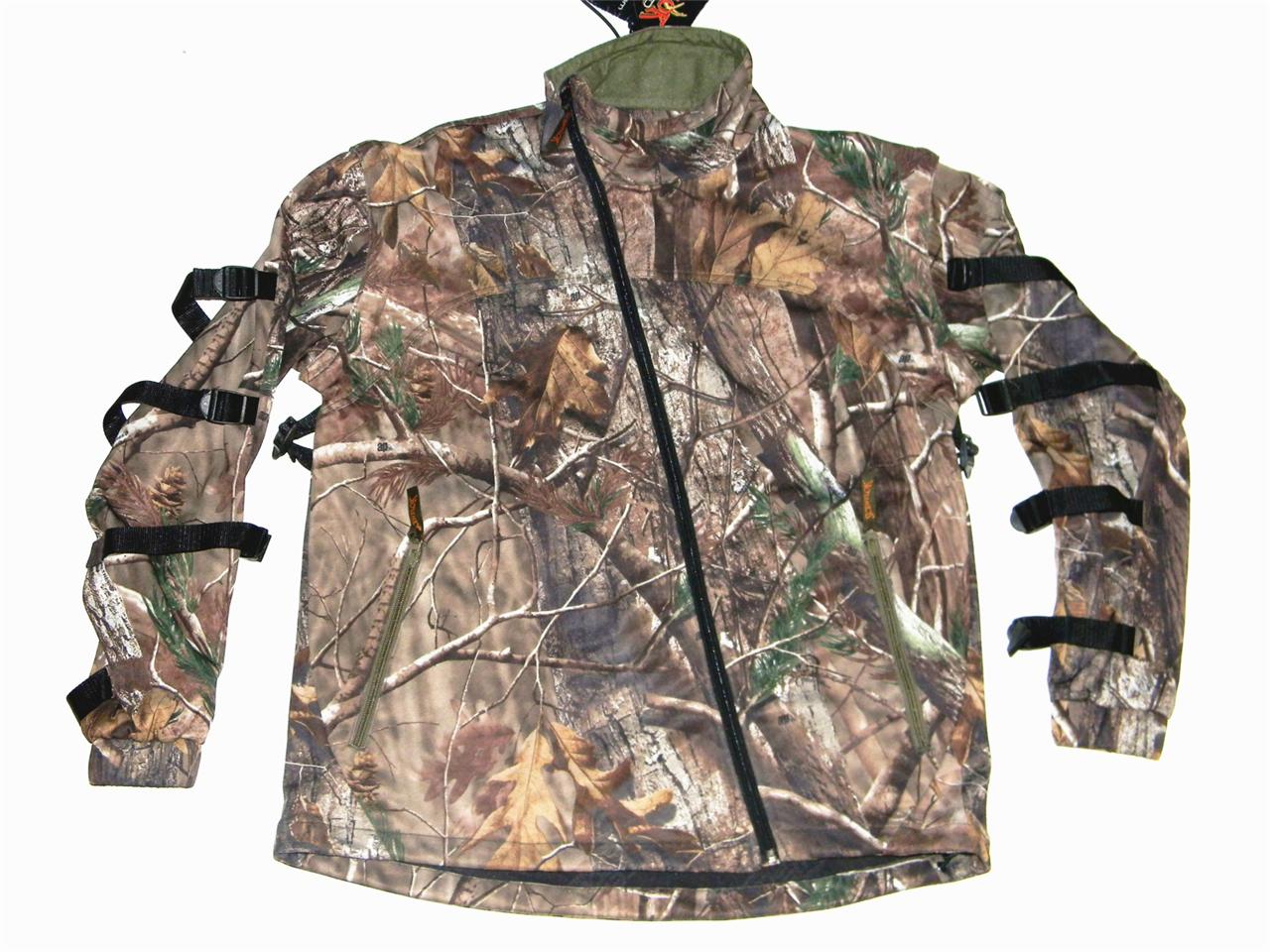 New ScentLok® Removable Sleeves Hunting Jacket/Vest Realtree AP Size L