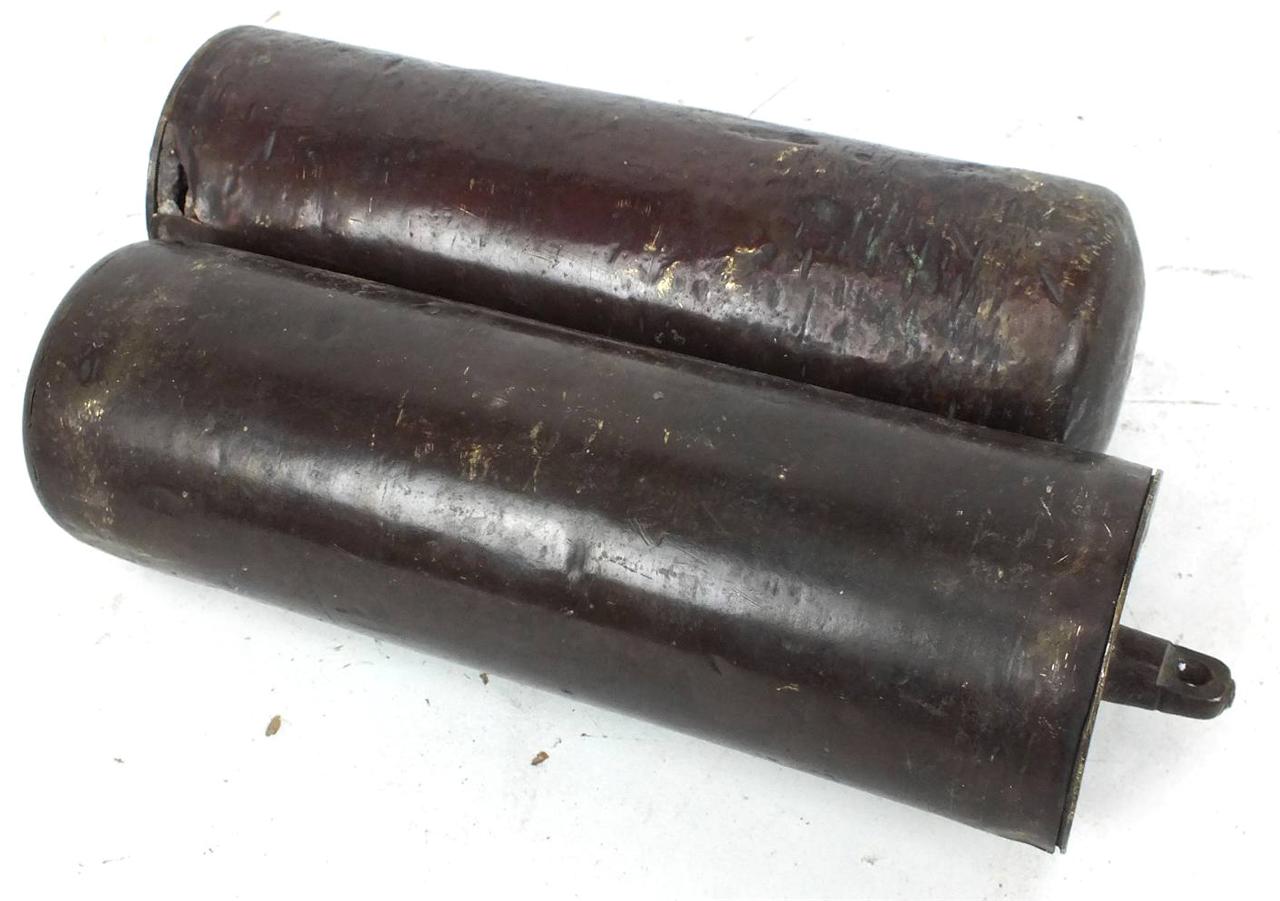 18thc Longcase Weights Bronze Grandfather Clock Weights eBay