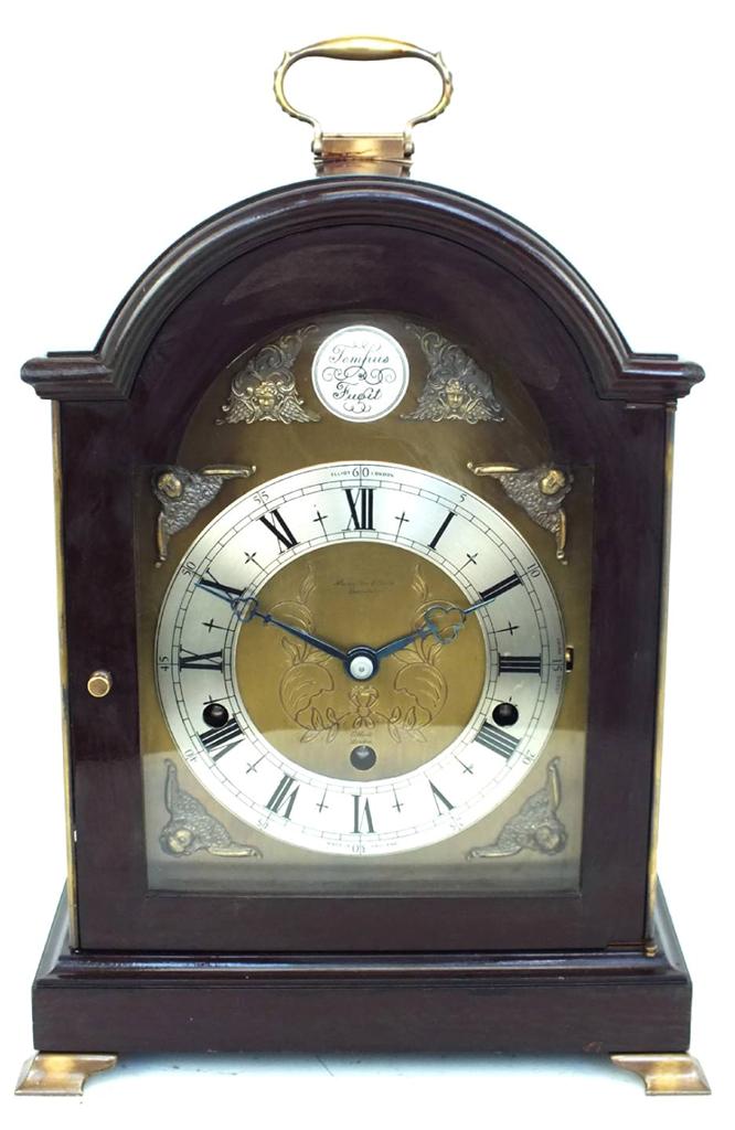 Musical Mantel Clock Westminster Chime Elliot Bracket Clock Antique