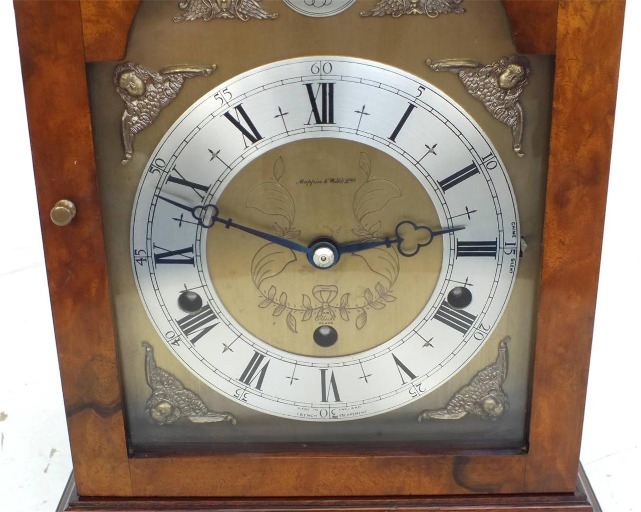 Musical Mantel Clock Westminster Chime Elliott Bracket Clock